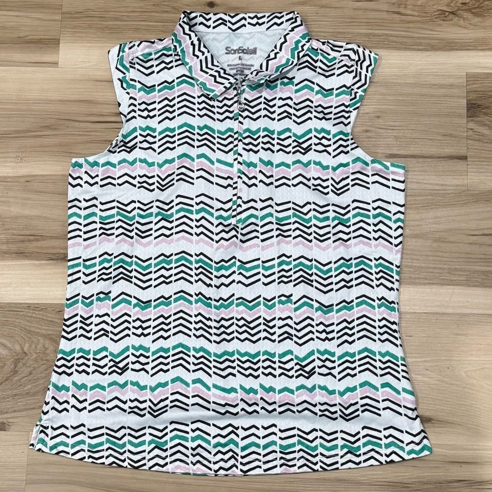San Soleil UPF 50 Tank Top Golf Athletic Women’s Large